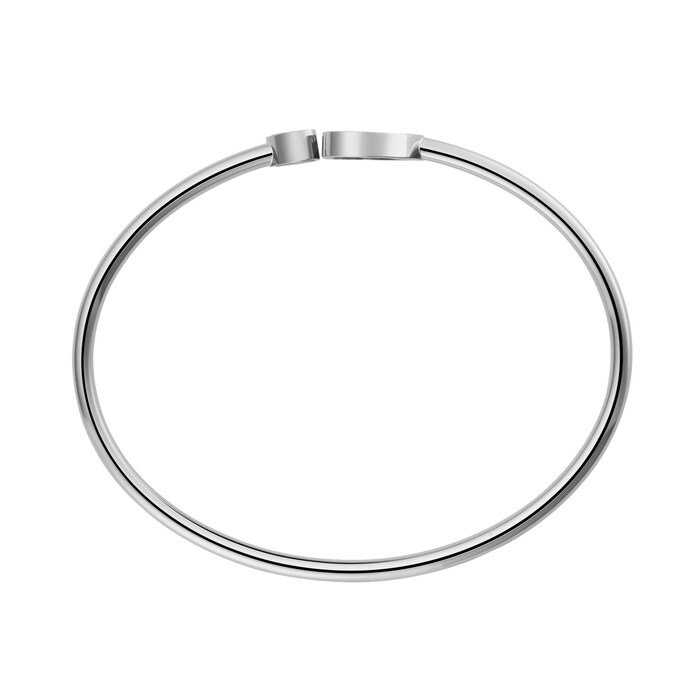 Chopard Happy Hearts Bangle In Ethical 18ct White Gold With Diamonds MPN: 85A074-1513