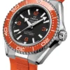 Omega Seamaster Planet Ocean 600M 42mm Mens Watch Orange Rubber Strap Ref. O21732422101004