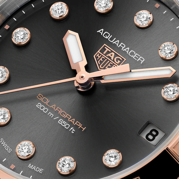TAG Heuer Aquaracer Professional 200 Solargraph 34mm Ladies Watch Black MPN: WBP1324.BB0005