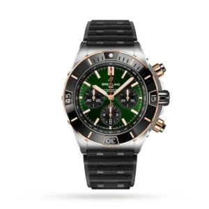 Breitling Super Chronomat B01 44 Stainless Steel & 18k Red Gold Rubber Strap Watch MPN: UB0136251L1S1