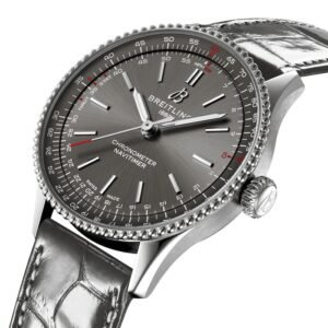 Breitling Navitimer 36mm Ladies Watch Grey Alligator MPN: A17327381B1P1