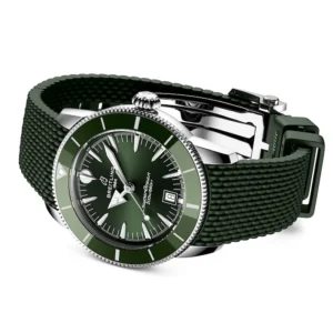 Breitling Superocean Heritage B31 Automatic 42mm Mens Watch Green Rubber MPN: AB3111361L1S1