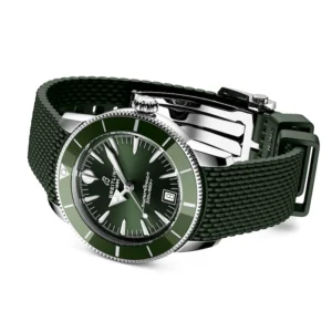 Breitling Superocean Heritage B31 Automatic 40mm Mens Watch Green Rubber MPN: AB3110361L1S1