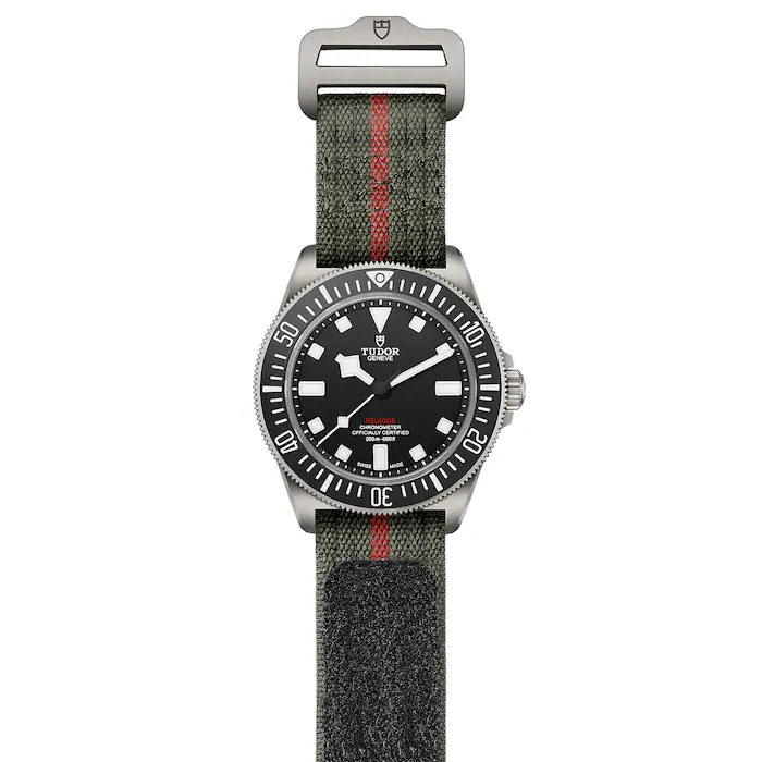 Tudor Pelagos FXD Manufacture Calibre MT5602 42mm Titanium Case Green Fabric Strap MPN: M25717N-0001